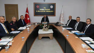 Amasya’da Güvenli Okul İçin Tedbirler Masaya Yatırıldı