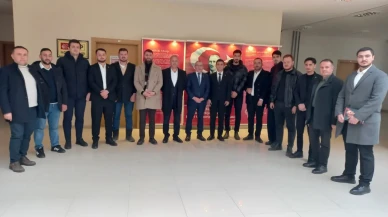 CHP İl Gençlik Kolları’ndan Merzifon İlçe Başkanlığı’na Ziyaret