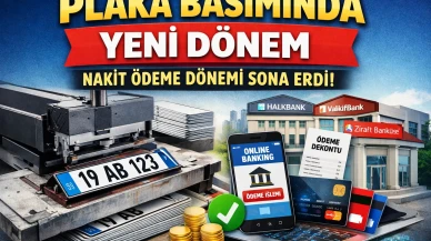 Plaka Basımında Yeni Dönem: Nakit Ödeme Tarih Oluyor