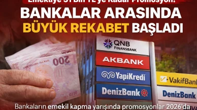 Emekliye 31 Bin TL’ye Kadar Promosyon!