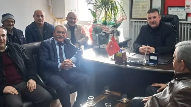 CHP Merzifon’dan Muhtarlar Derneği’ne Ziyaret