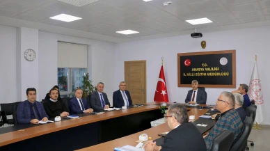 Amasya’da Eğitim Masaya Yatırıldı