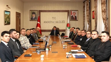 Amasya’da 2026’nın İlk Güvenlik Toplantısı