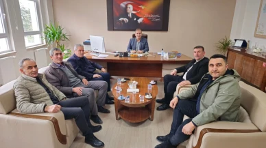 Muhtarlardan İlçe Tarım’a  Ziyaret