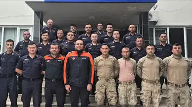 Amasya’da Jandarmaya Enkaz Eğitimi