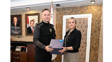 Amasya Emniyetinde Veda Ziyareti!