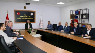 Amasya’da Eğitim Masaya Yatırıldı