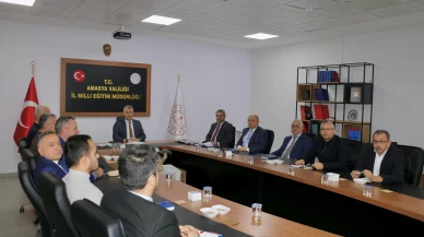 Amasya’da Eğitim Masaya Yatırıldı