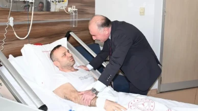 Çorum Valisi Çalgan’dan Yaralı Personele Geçmiş Olsun