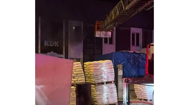 Merzifon OSB'de yangın!