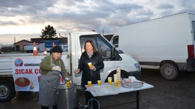 Gümüşhacıköy’de Soğuk Sabahlar Sıcak Çorbayla Isındı