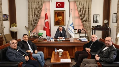 Merzifon Belediyesi’nde Yoğun Ziyaret Günü