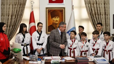 Sporun Kalbi Merzifon’da Atıyor: Taekwondo Takımı Belediyede