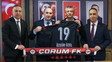 Özel’e Çorum’dan Forma Jestı