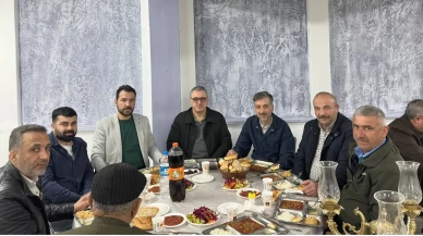 AK Parti Heyeti Kamışlı’da Gönül Sofrasında Buluştu