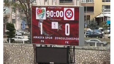 Amasyaspor FK Sahasında Güldü