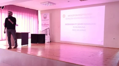 Merzifon Müftülüğü’nden Ramazan Konferansı