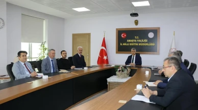 Amasya’da Eğitim Gündemi Toplandı