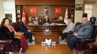 Başkan Sevindi Misafirlerini Ağırladı