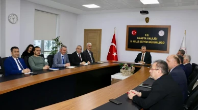 Amasya’da Eğitim Masaya Yatırıldı