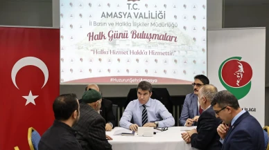 Amasya’da Vatandaş-Vali Buluşması