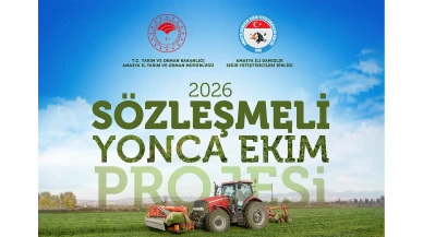 Amasya’da Yonca Ekim Projesi Başladı