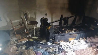 Merzifon’da Gece Yarısı Yangın Paniği!