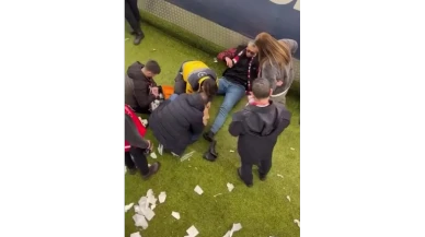 Çorum FK Maçında Talihsiz Kaza