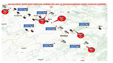 Amasya’da Bayram Trafiği İçin Sıkı Denetim