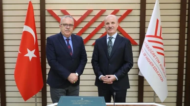 Turabi YÖK Başkanı Özvar ile Görüştü