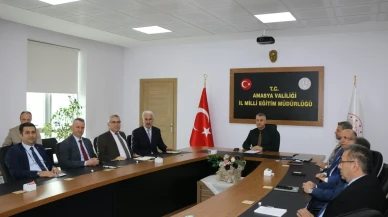 Amasya’da Eğitim-Öğretim Süreci Masaya Yatırıldı