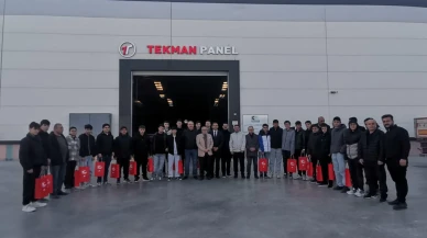 Merzifon MTAL Öğrencileri Tekman Metal’de Üretimi Yerinde Gördü