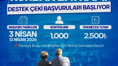 Amasya’da Emeklilere Bayram Desteği