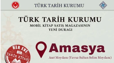 Amasya’da Mobil Mağaza Anıt Meydanı’nda Kuruluyor