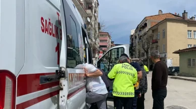 Merzifon’da Trafik Kazası: Motosiklet Sürücüsü Yaralandı