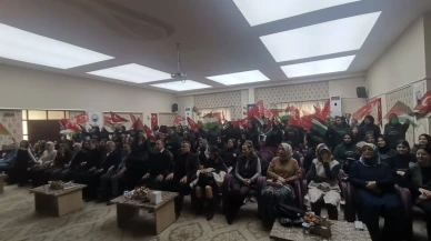 Merzifon'da Filistin Teması Salonu Ayağa Kaldırdı