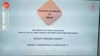 Merzifon’da Gençlere “Tüketim Çılgınlığı ve İsraf” Konferansı