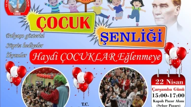 Gümüşhacıköy’de Çocuk Şenliği Başlıyor!