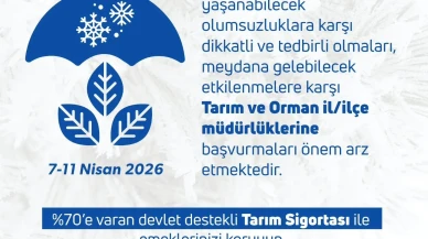 Merzifon İlçe Tarım’dan Çiftçilere Uyarı