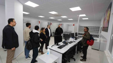 Hastane acil servisinde yeşil alan yenilendi