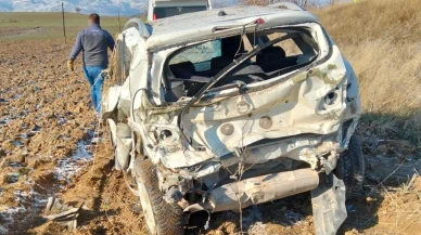 Amasya’da otomobil ile SUV araç çarpıştı: 8 yaralı