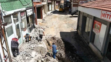 Çorum’un tarihi sokağında çehre değişiyor