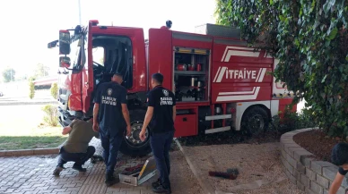 İtfaiye aracı kaza yaptı: 2’si itfaiyeci 3 yaralı
