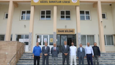 Katipoğlu’ndan Güzel Sanatlar Lisesine Ziyaret