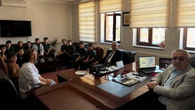 Ziyaret İlköğretim Okulu Öğrencilerinden Belediyeye Anlamlı Ziyaret