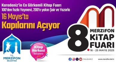 Merzifon 8. Kitap Fuarı’nda Kültür ve Edebiyat Rüzgarı Esecek