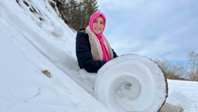 Amasya’da Nisan’da ‘kar ruloları’ görüntülendi
