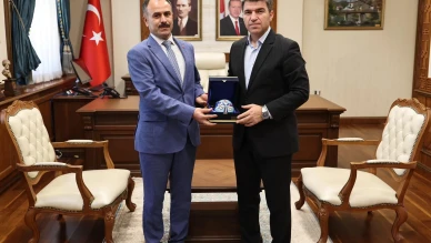 Amasya Denetimli Serbestlik Müdürü Bekir Türkmen’den Vali Önder Bakan’a Veda Ziyareti