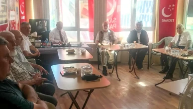 Merzifon Vakfı’ndan Saadet Partisi Merzifon İlçe Başkanlığı’na Ziyaret