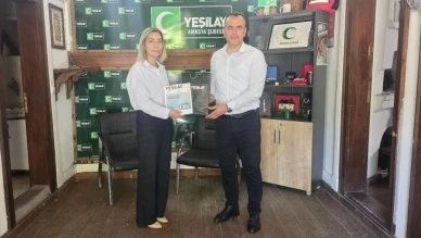 Amasya Aile ve Sosyal Hizmetler İl Müdürü Hilal Ünal’dan Yeşilay Amasya Şubesi’ne Ziyaret